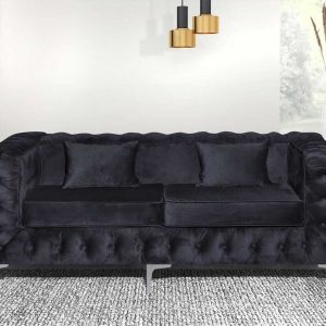 Madison 2 Seater Black