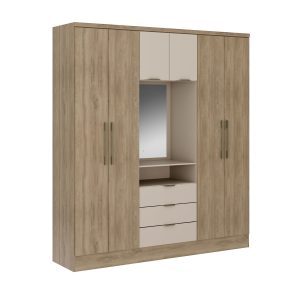 1152 6door Wardrobe noce off white