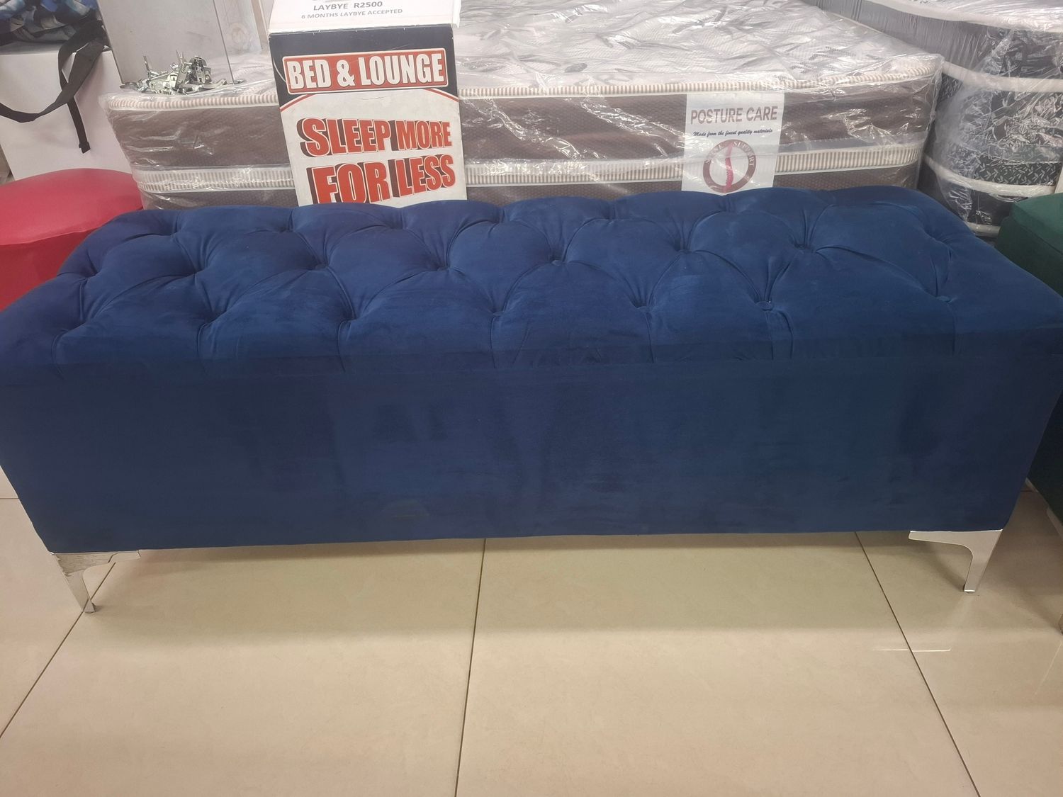 Crystal Ottoman (no storage)