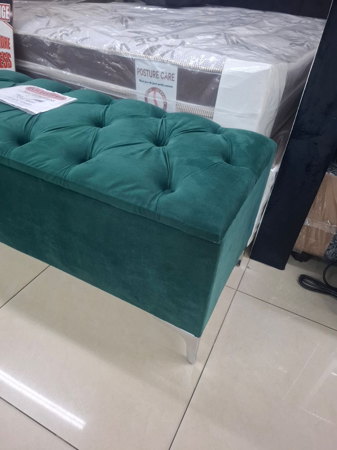 Crystal Ottoman (no storage)