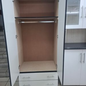 2 door wardrobe Montreal white