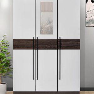 MF 761-3 Door white+black oak
