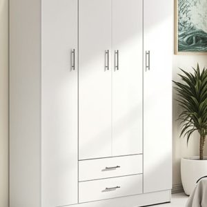 Deluxe 4 Door Wardrobe