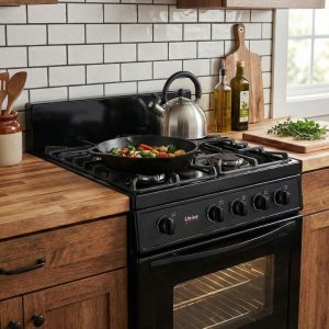 Univa UG016B Gas Stove -Black