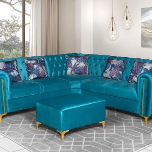Italia corner Lounge Set & Ottoman