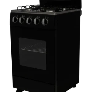 UNIVA 4 BURNER UG555 - UNIVA BLACK  FREESTANDING GAS STOVE