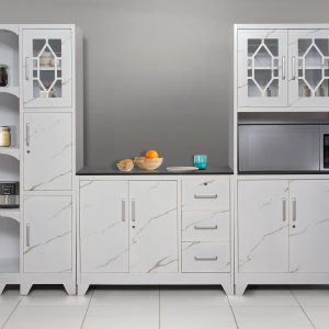 Steel Kitchen 3 - Piece MW9898 Import