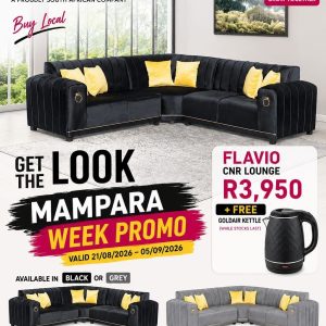 Flavio cnr "GREY"+ free goldair kettle